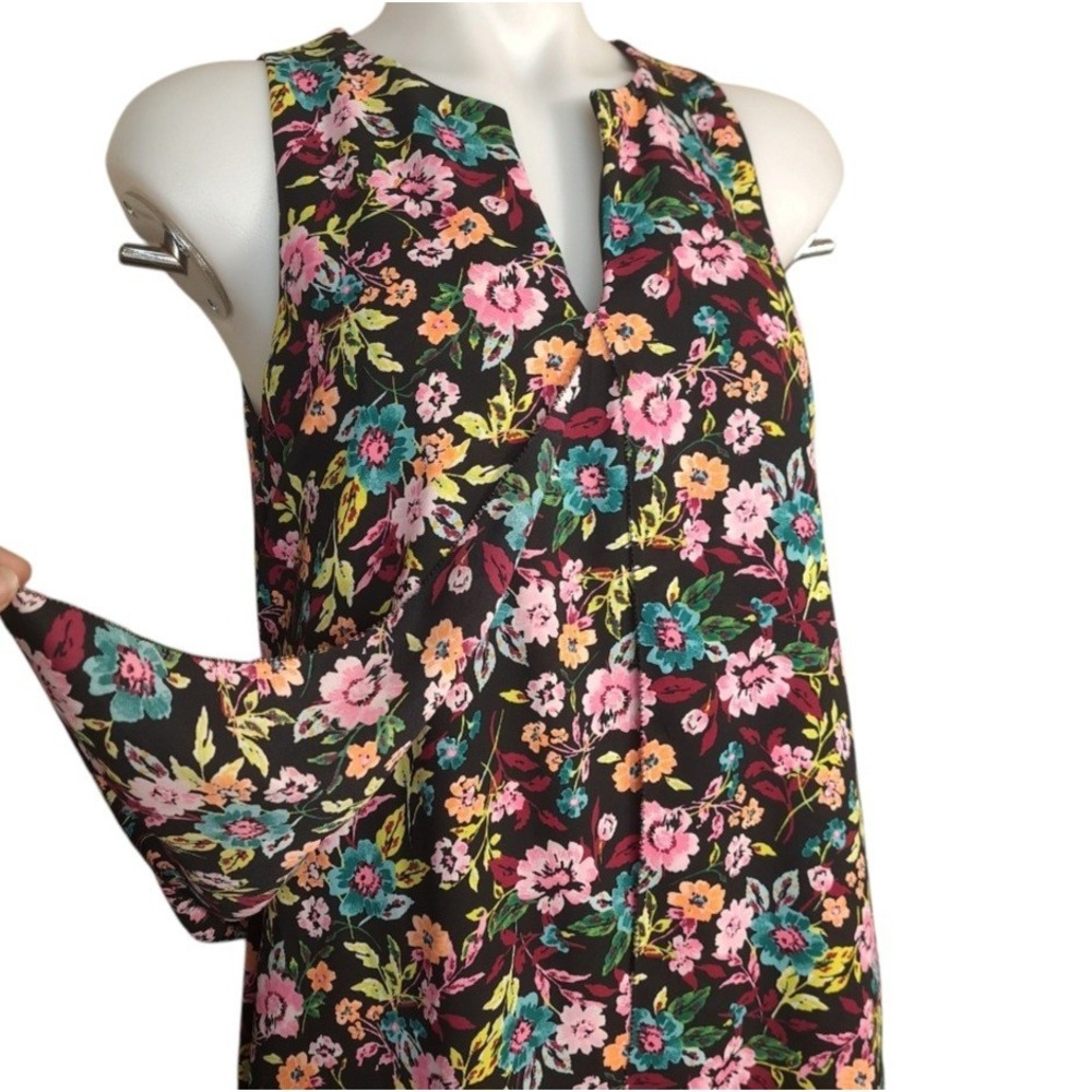 Banana Republic Women's Midi-Dress Multicolor S Lined Sleeveless Pullover - Picture 2 of 9